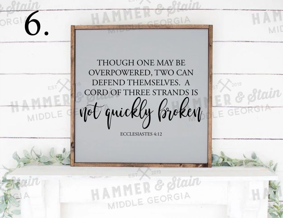 Everyday Framed Sign (24x24")