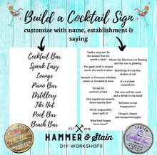 Build A Cocktail 16" Rounds