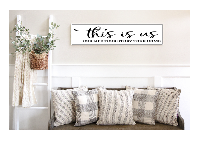 Framed Sign 11x48" $85
