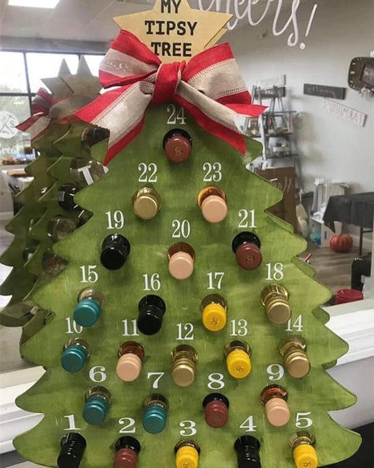 Mini Wine Bottle Advent Calendar