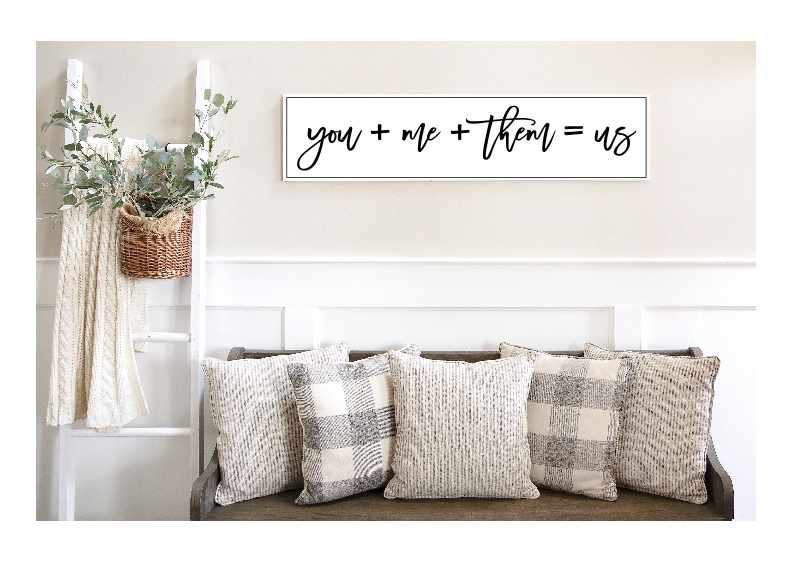 Framed Sign 11x48" $85